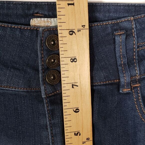 Arden B Flare Bootcut 90s Y2K Dark Wash Stretch Vintgae Style Size 8 - Picture 5 of 8